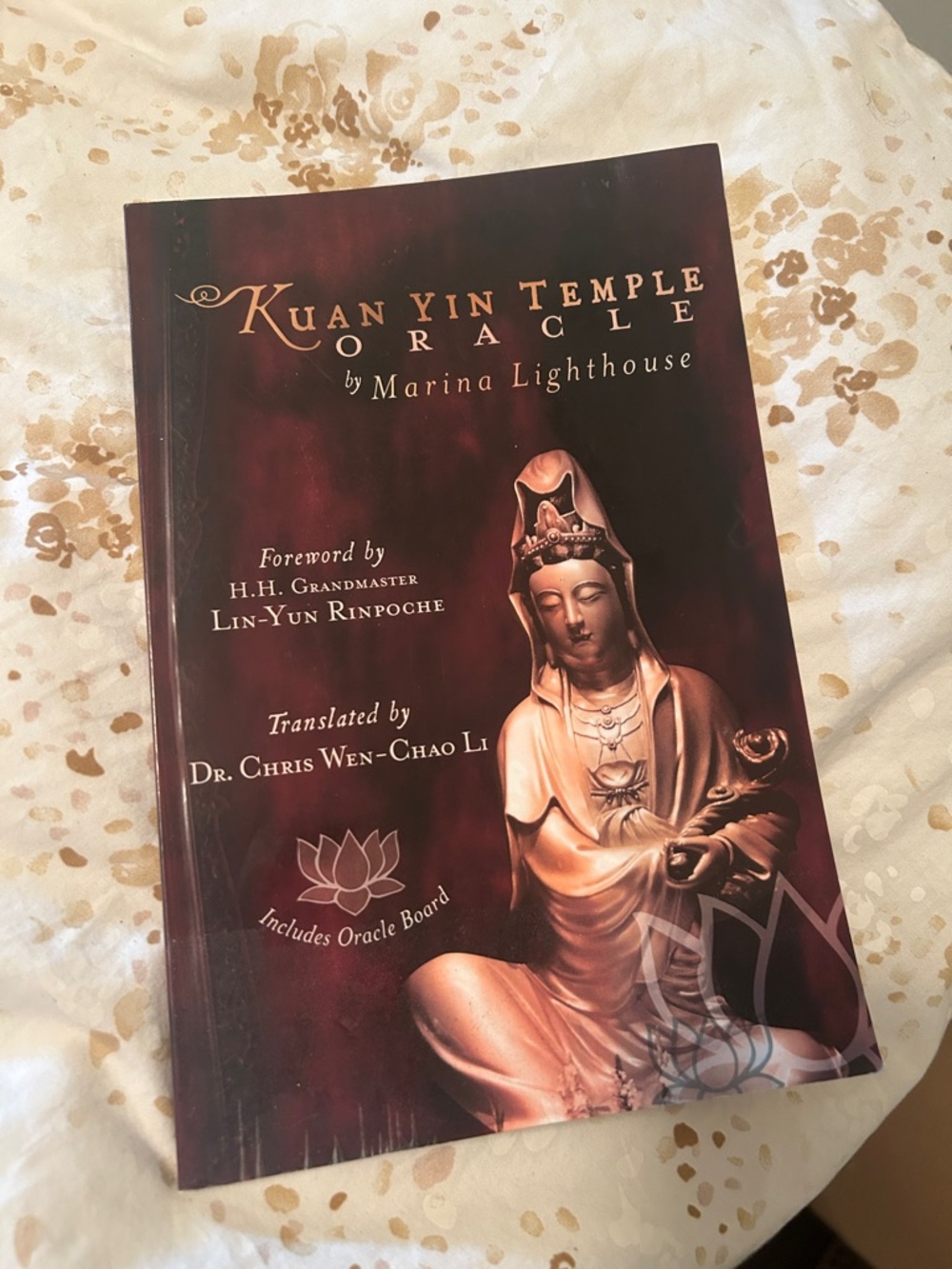 Kuan Yin Temple Oracle book by Marina Lighthouse